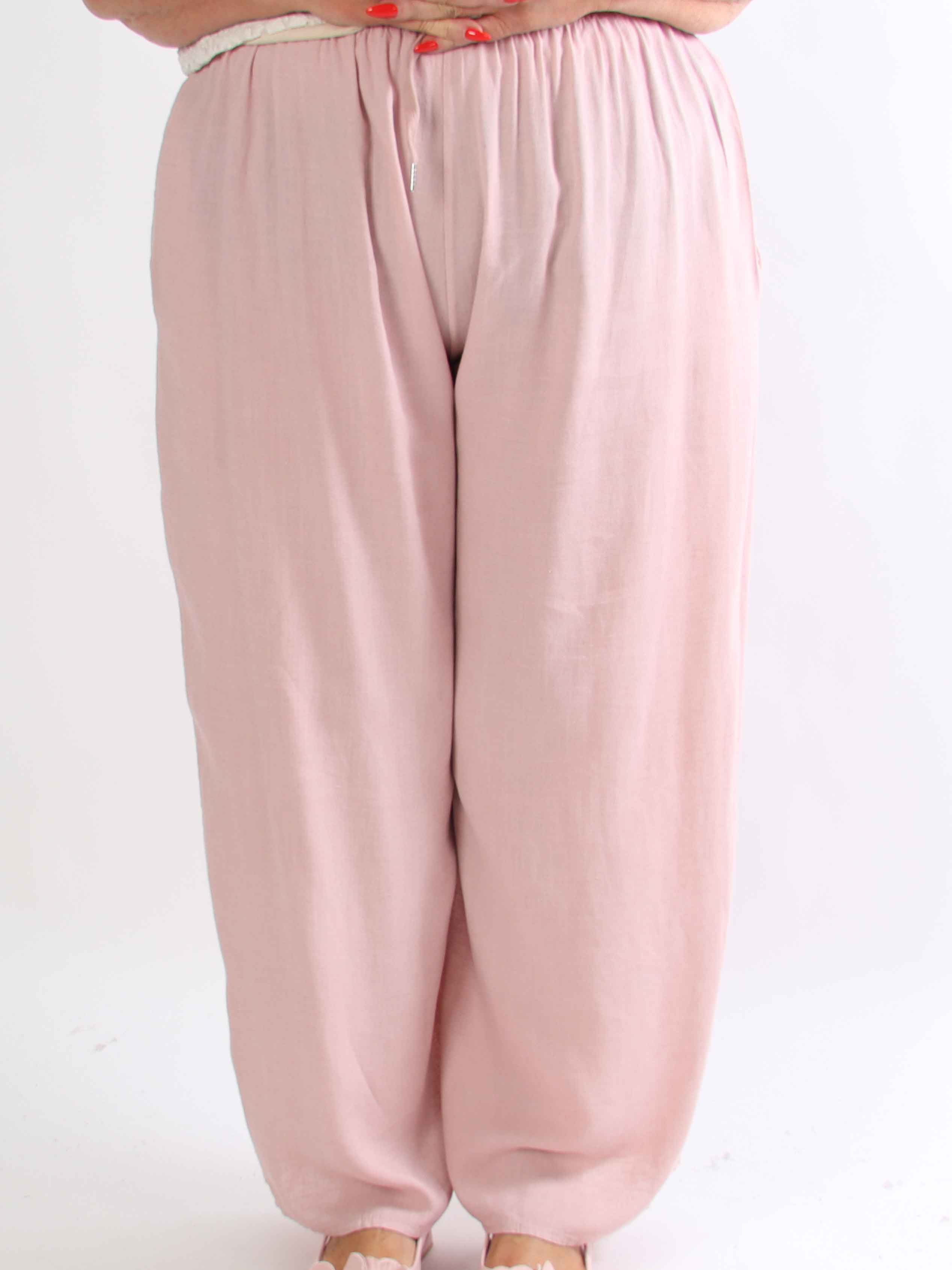 Clara - Vida byxor i viskos och linne